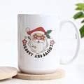 Groovy and Bright Retro Christmas Ceramic Mug