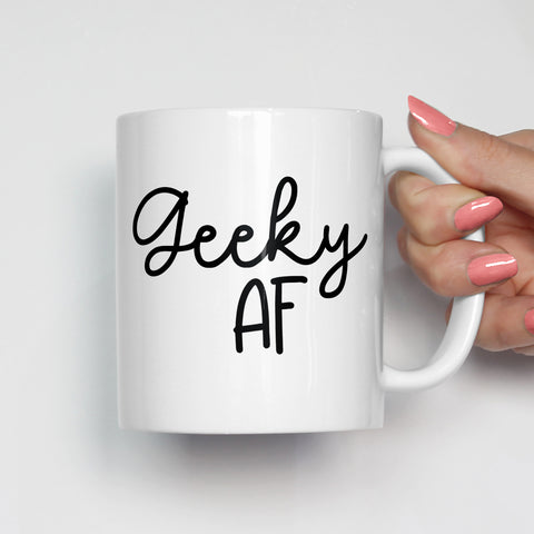 Geeky AF Mug