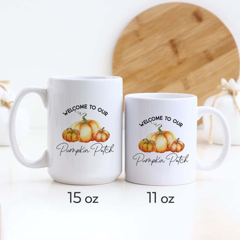 Welcome to Our Pumpkin Patch Fall Mug