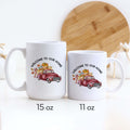 Welcome to Our Home Fall Red Truck Mug