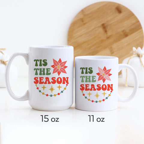 Tis the Season Retro Christmas Mug
