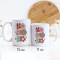 Ho Ho Ho Retro Christmas Ceramic Mug
