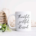Thankful Grateful Blessed Fall Mug