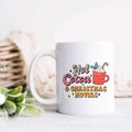 Hot Cocoa and Christmas Movies Ceramic Mug