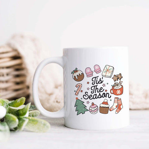 Tis the Season Christmas Ceramic Mug