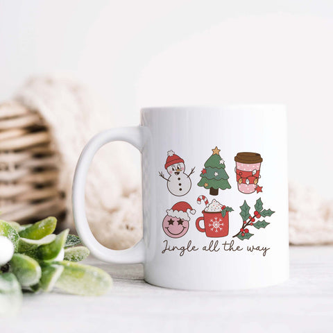 Jingle All The Way Christmas Ceramic Mug