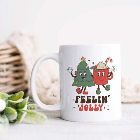 Feeling Jolly Christmas Ceramic Mug