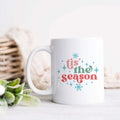 Tis the Season Retro Christmas Ceramic Mug