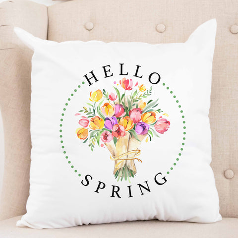 Hello Spring Pillow Cover