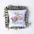 April Showers Bring May Flowers Pillow Cover