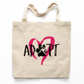 Adopt A Pet Canvas Tote Bag