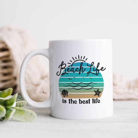 Beach Life is the Best Life Mug