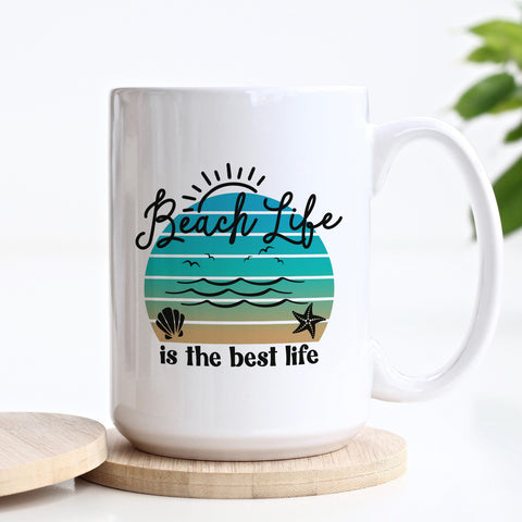 Beach Life is the Best Life Mug