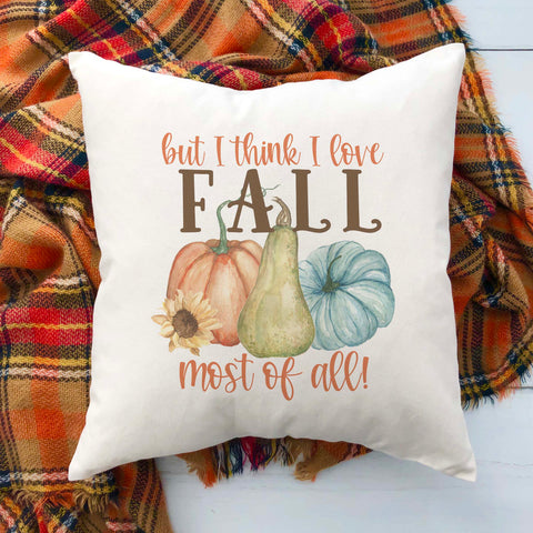 but I think I love fall most of all linen pillow cover, modern farmhouse home decor, boho home decor, cottage core home decor