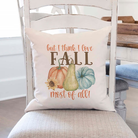 but I think I love fall most of all linen pillow cover, modern farmhouse home decor, boho home decor, cottage core home decor