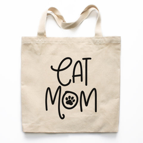 Cat Mom Tote Bag