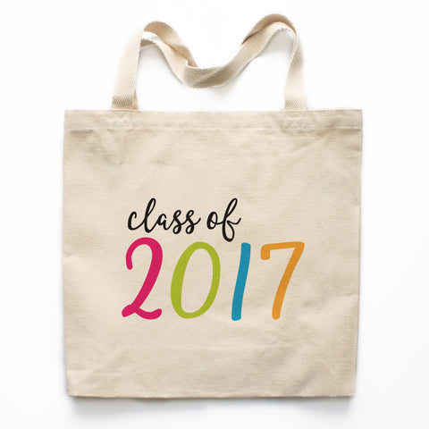 Class of Graduation Canvas Tote Bag