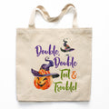 Double Double Toil and Trouble Canvas Tote Bag