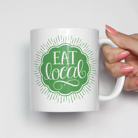 Eat Local Farmer's Market Mug
