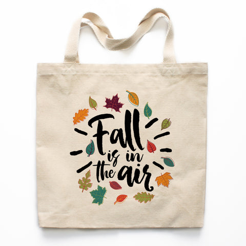 Fall is in the Air Canvas Tote Bag