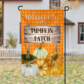 fall pumpkin patch personalized fall garden flag, welcome flag, modern farmhouse home decor