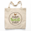 Farm Sweet Farm Canvas Tote Bag