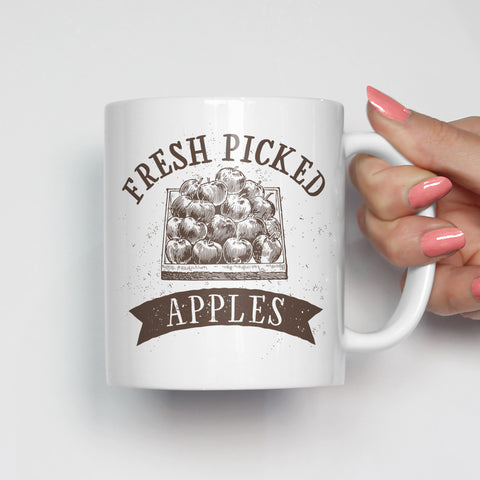 Fresh Picked Apples Farmer's Market Mug