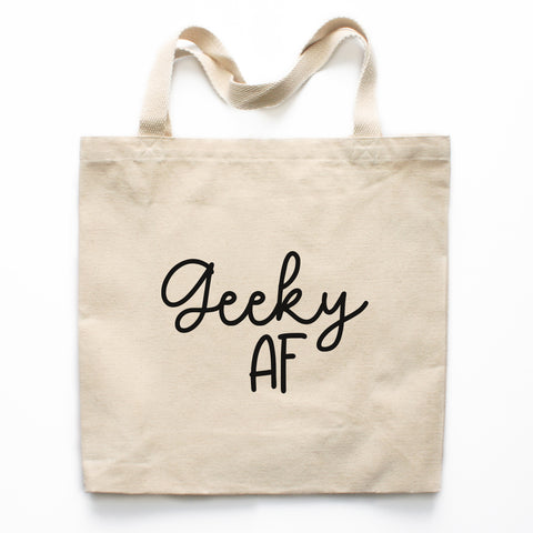 Geeky AF Tote Bag