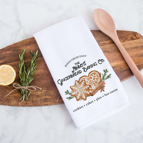 Gingerbread Baking Co Christmas Kitchen Towel