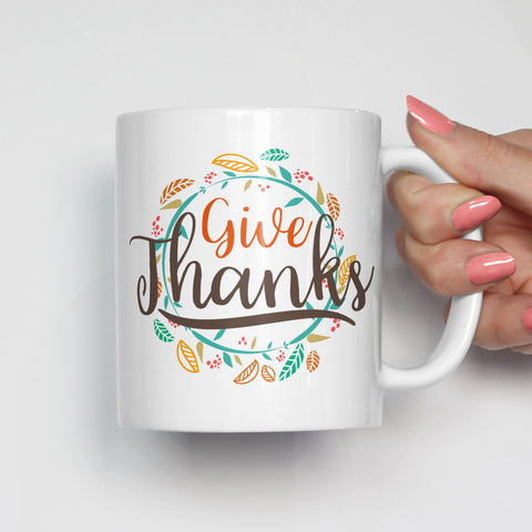 Give Thanks Mug