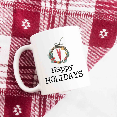Happy Holidays Christmas Mug