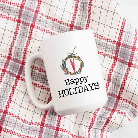 Happy Holidays Christmas Mug