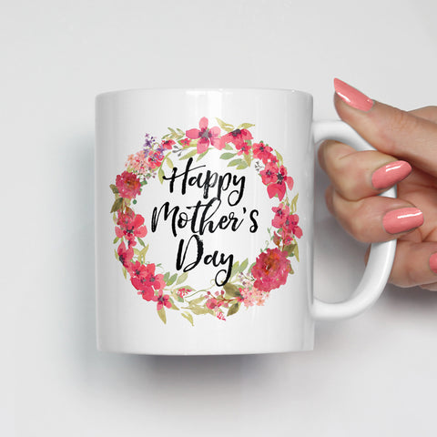 Floral Happy Mother's Day Mug