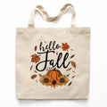 Hello Fall Canvas Tote Bag