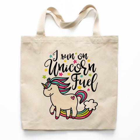 Unicorn Fuel Canvas Tote Bag