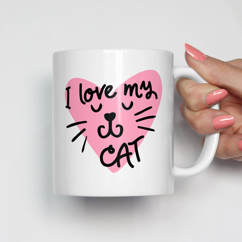 I Love My Cat Mug