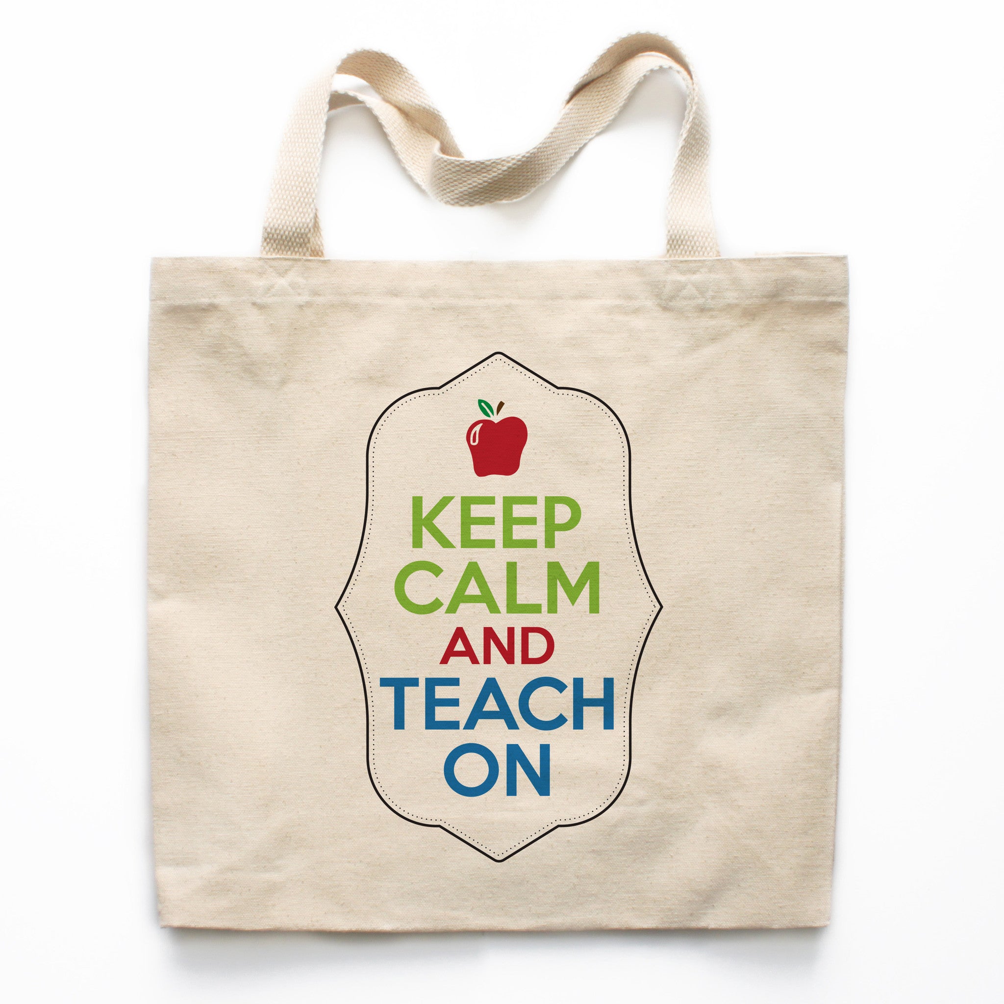 Teach Love Watch Them Grow Personalized Tote Bag