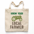 Know Your Local Farmer Canvas Tote Bag