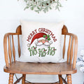Merry Christmas Ho Ho Ho Santa Pillow Cover