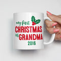 My First Christmas as Grandma Mug