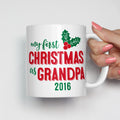 My First Christmas as Grandpa Mug