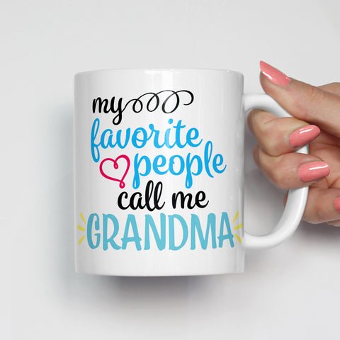 My Favorite People Call Me Grandma Mug