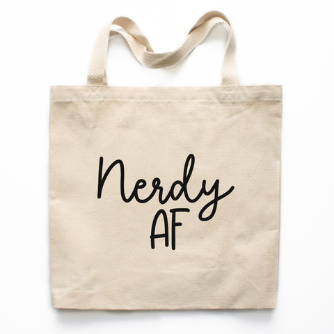 Nerdy AF Tote Bag