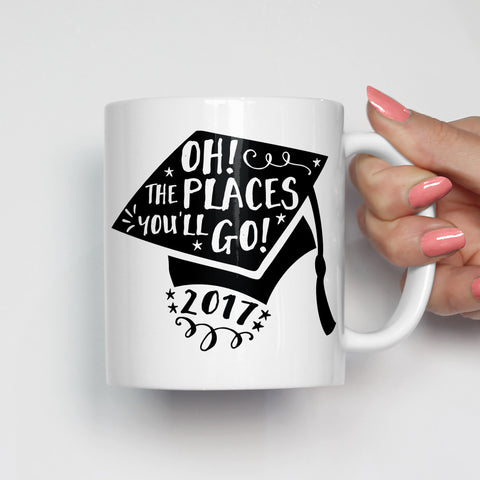 Oh The Places You'll Go Graduation Mug