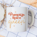 pumpkin spice queen fall ceramic mug