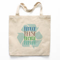 Reduce Reuse Recycle Repeat Canvas Tote Bag
