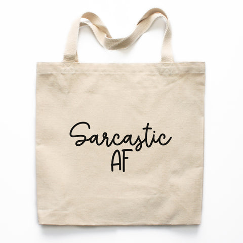 Sarcastic AF Tote Bag