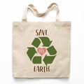 Save The Earth Canvas Tote Bag