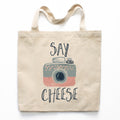 Say Cheese Canvas Tote Bag