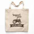 Support Your Local Farm Canvas Tote Bag
